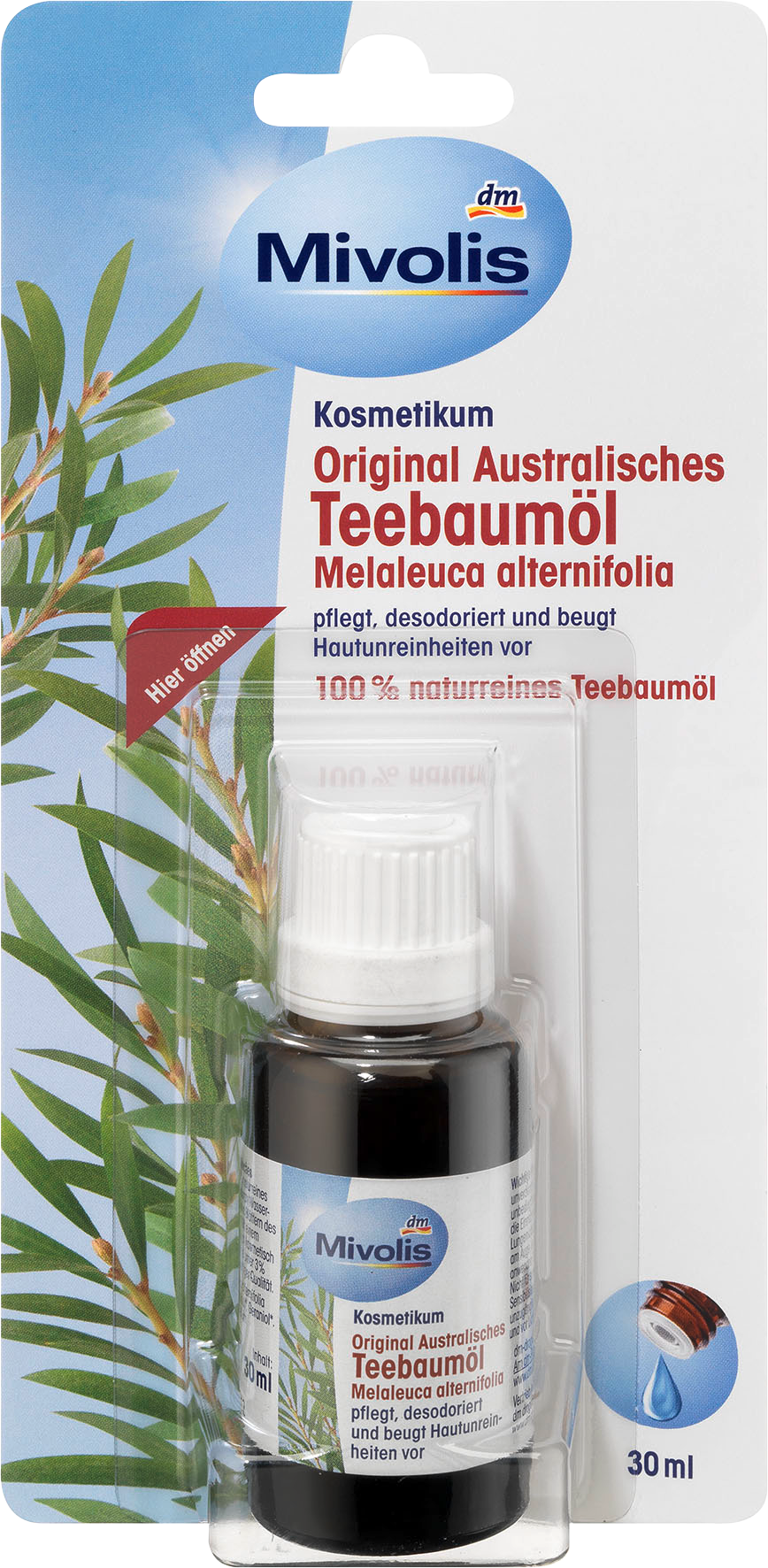 ميفوليس زيت شجرة الشاي الأسترالي Melaleuca alternifolia، 30 مل