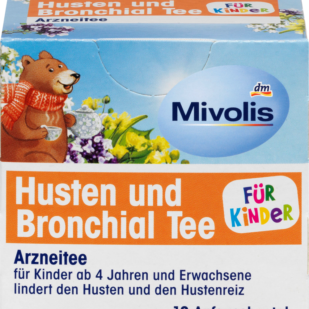 شاي الأطفال والسعال والشعب الهوائية من ميفوليس (12 كيس)، 18 جرام دواء