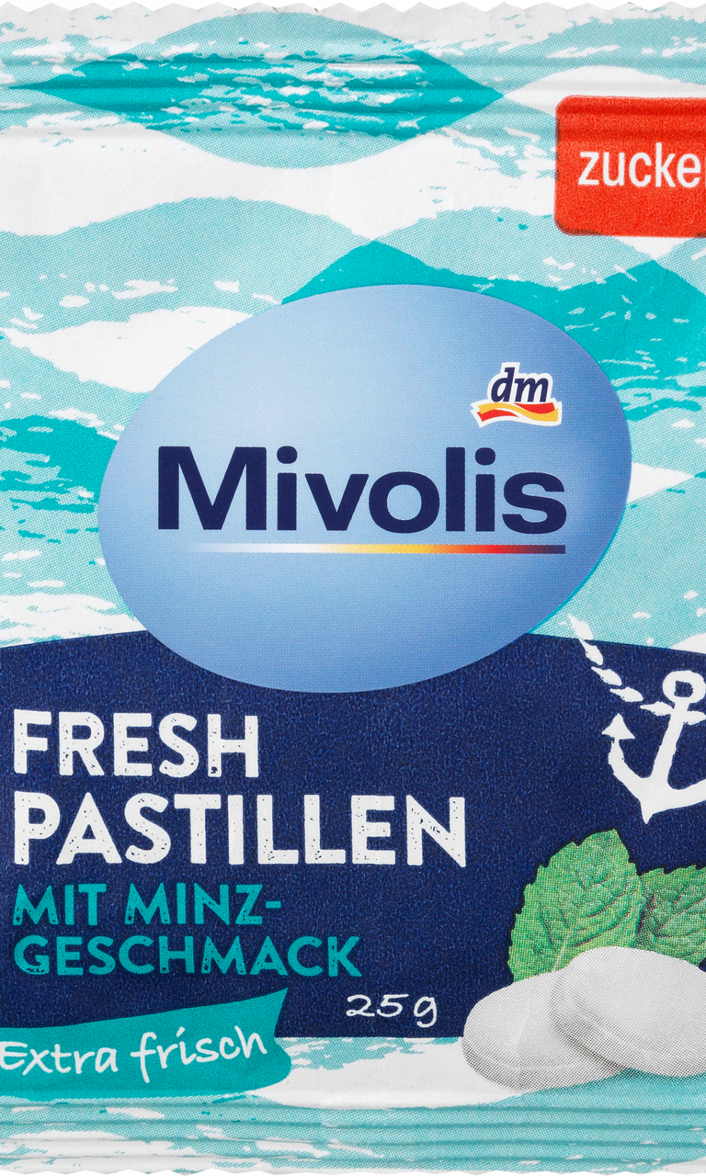 ميفوليس باستيل ، نعناع ، خالي من السكر ، 25 جم