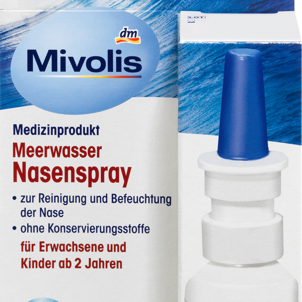 ميفوليس بخاخ الأنف بمياه البحر، 20 مل جهاز طبي