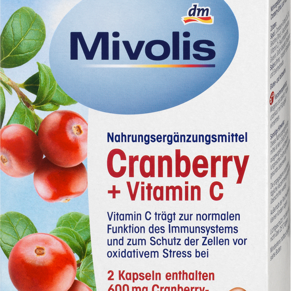 ميفوليس التوت البري + كبسولات فيتامين سي، 60 قطعة، 68 جم مكمل غذائي