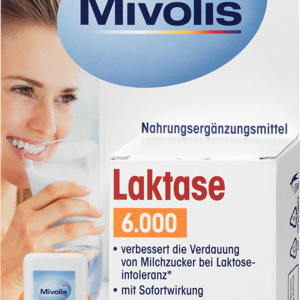 ميفوليس لاكتاز 6,000 قرص صغير 100 حبة، 8 جم مكمل غذائي