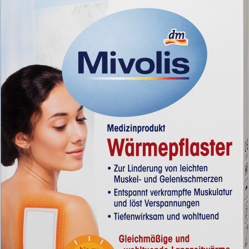 ميفوليس رقعة حرارية، 2 قطعة، 2 قطعة جهاز طبي