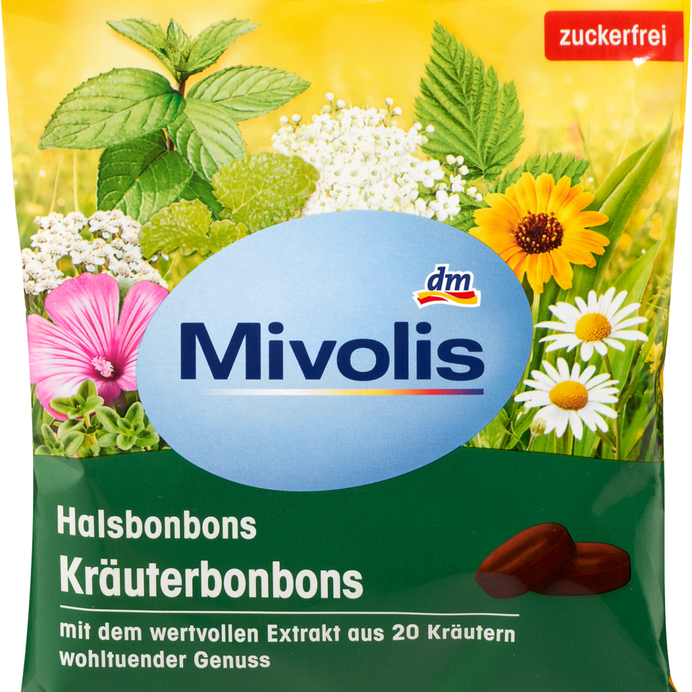 Mivolis Sweets, حلويات عشبية، خالية من السكر، 125 جرام