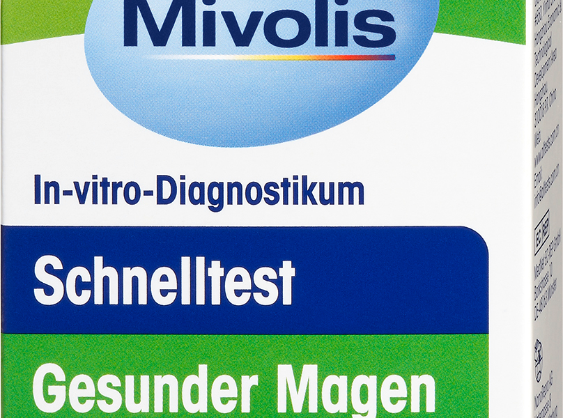 Mivolis Rapid Test معدة صحية ، 1 تطبيق ، 1 جهاز طبي