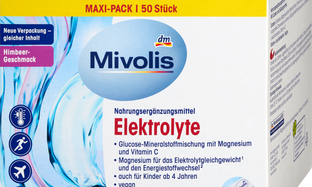 Mivolis Electrolytes, 50 عودا، 300 جرام مكمل غذائي