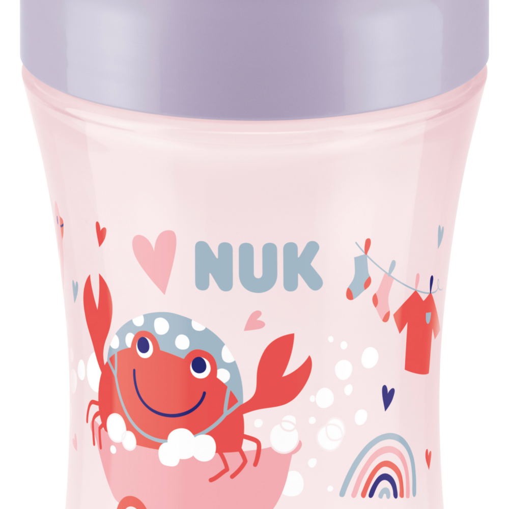 كوب سحري NUK Learner Tumbler Evolution أحمر/بنفسجي، 230 مل، 1 قطعة
