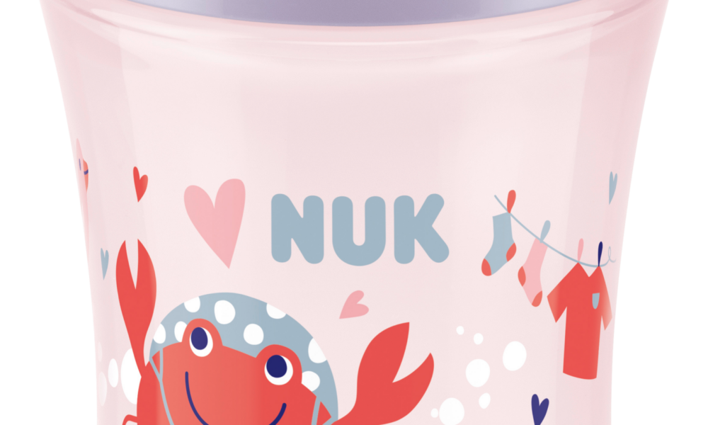 كوب سحري NUK Learner Tumbler Evolution أحمر/بنفسجي، 230 مل، 1 قطعة