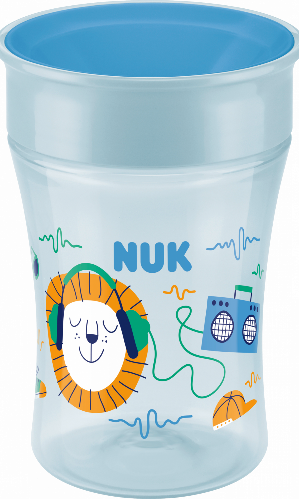 كوب سحري NUK Learner Tumbler Evolution أزرق، 230 مل، 1 قطعة