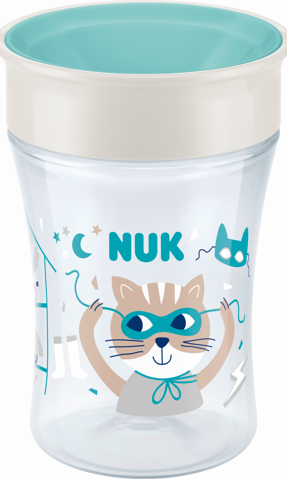 كوب سحري من NUK Learner Tumbler Evolution Magic Cup ، 230 مل ، 1 قطعة.