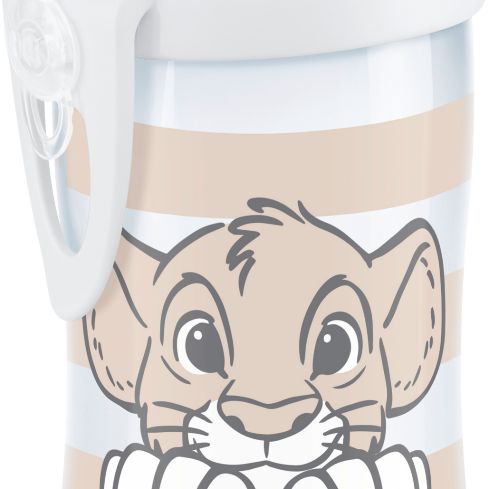 زجاجة متعلمة من ديزني ليون كينج كيدي من 12 شهر، بيج، 300 مل، 1 قطعة