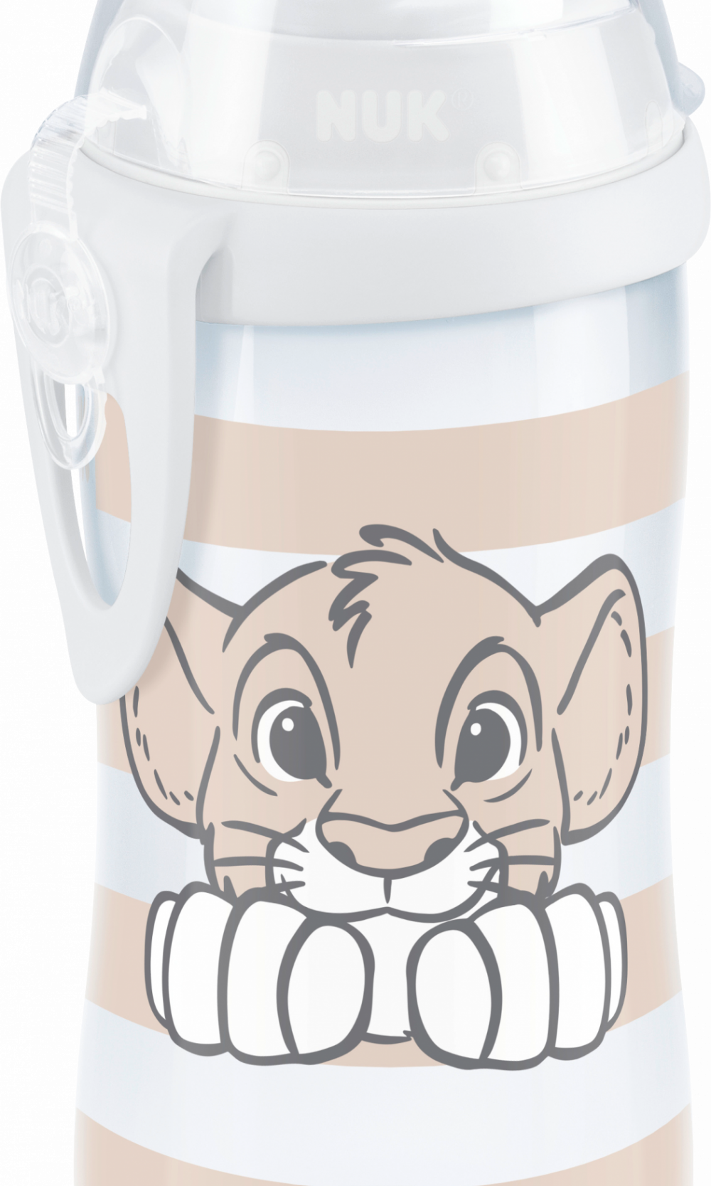 زجاجة متعلمة من ديزني ليون كينج كيدي من 12 شهر، بيج، 300 مل، 1 قطعة