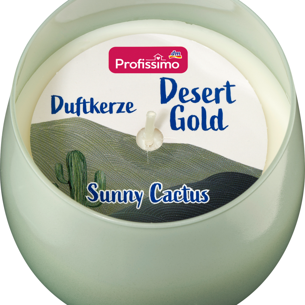 بروفيسيمو شمعة معطرة في زجاج صني كاكتوس ، 1 قطعة
