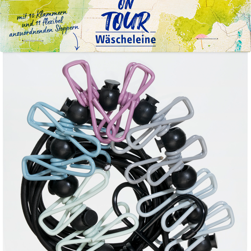 حبل غسيل Profissimo مع مشابك ، 1 قطعة