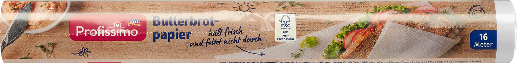 ورق ساندويتش بروفيسيمو ، 16 م