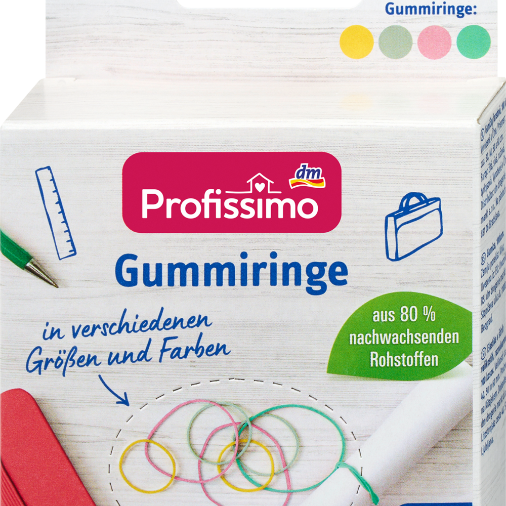 حلقات مطاطية بروفيسيمو ، 100 قطعة