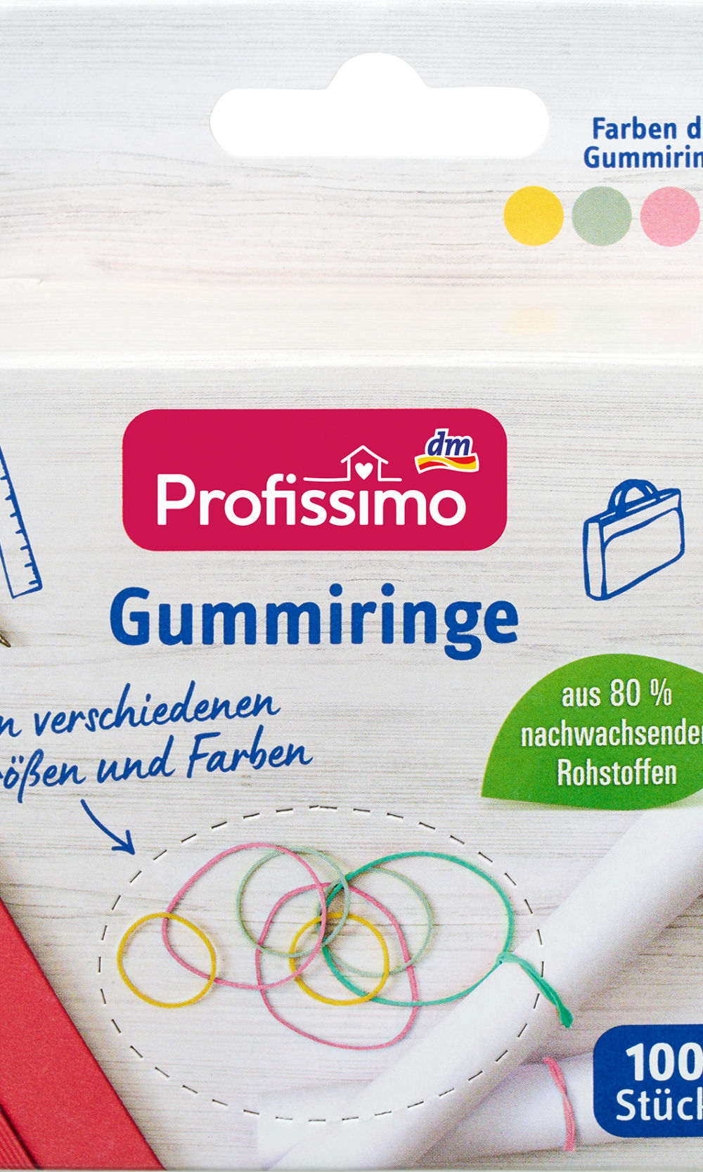 حلقات مطاطية بروفيسيمو ، 100 قطعة