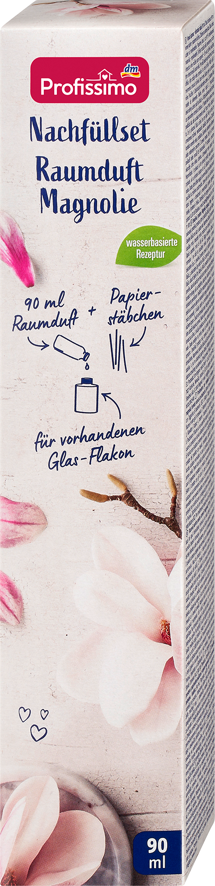 بروفيسيمو مجموعة عبوات أعواد العطر ماغنوليا للغرفة ، 90 مل