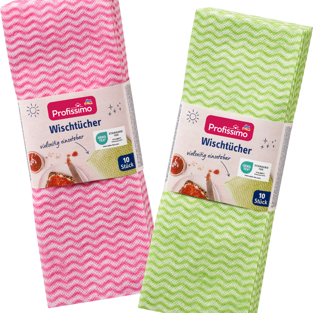 مناديل Profissimo المبللة ، 10 قطع