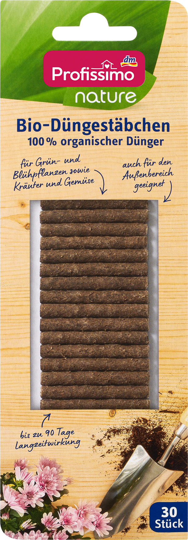 أعواد سماد Profissimo طبيعية ، 30 قطعة