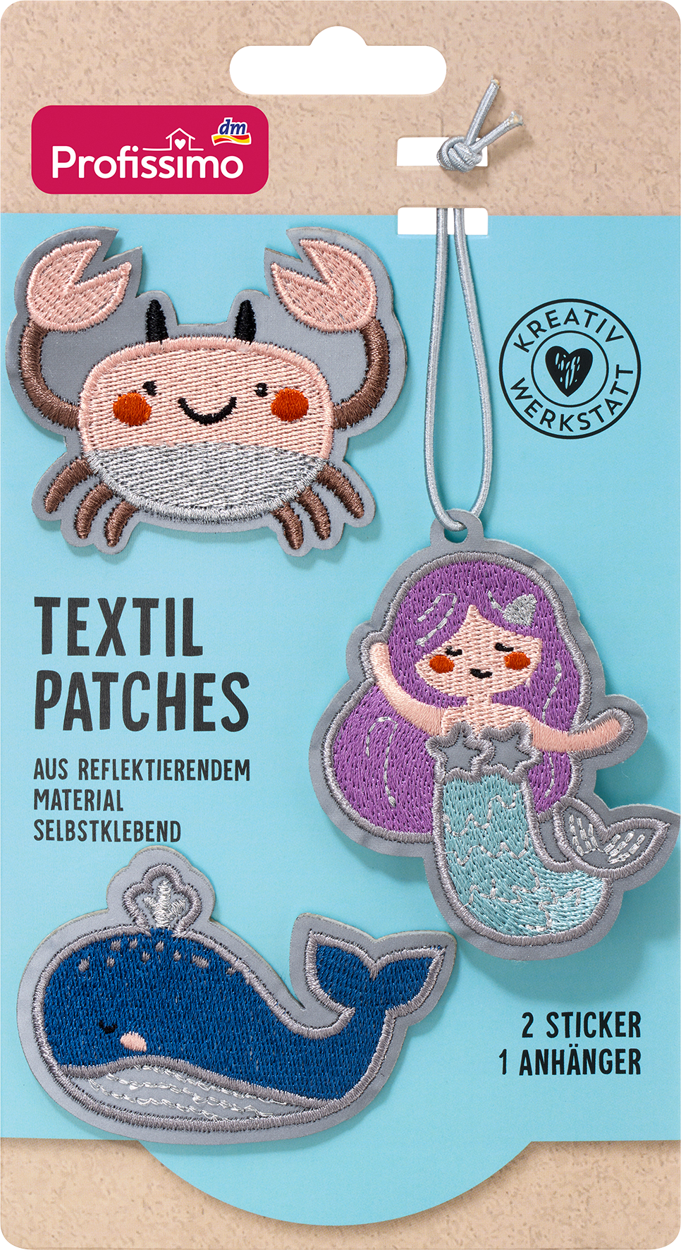 بروفيسيمو بقع نسيج تحت الماء، ذاتية اللصق/عاكسة، 1 قطعة