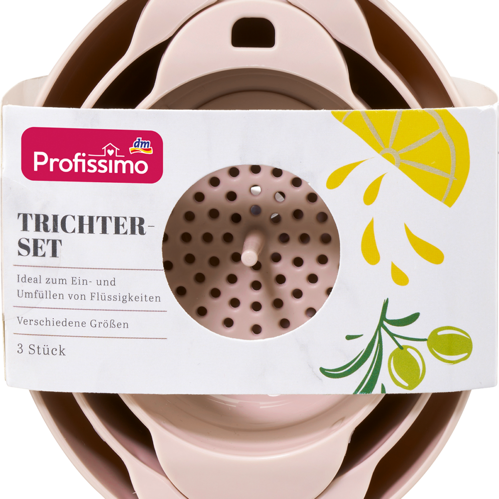 بروفيسيمو طقم قمع ، 3 قطع