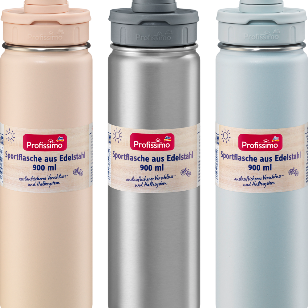 بروفيسيمو زجاجة رياضية من الستانلس ستيل ، 1 قطعة