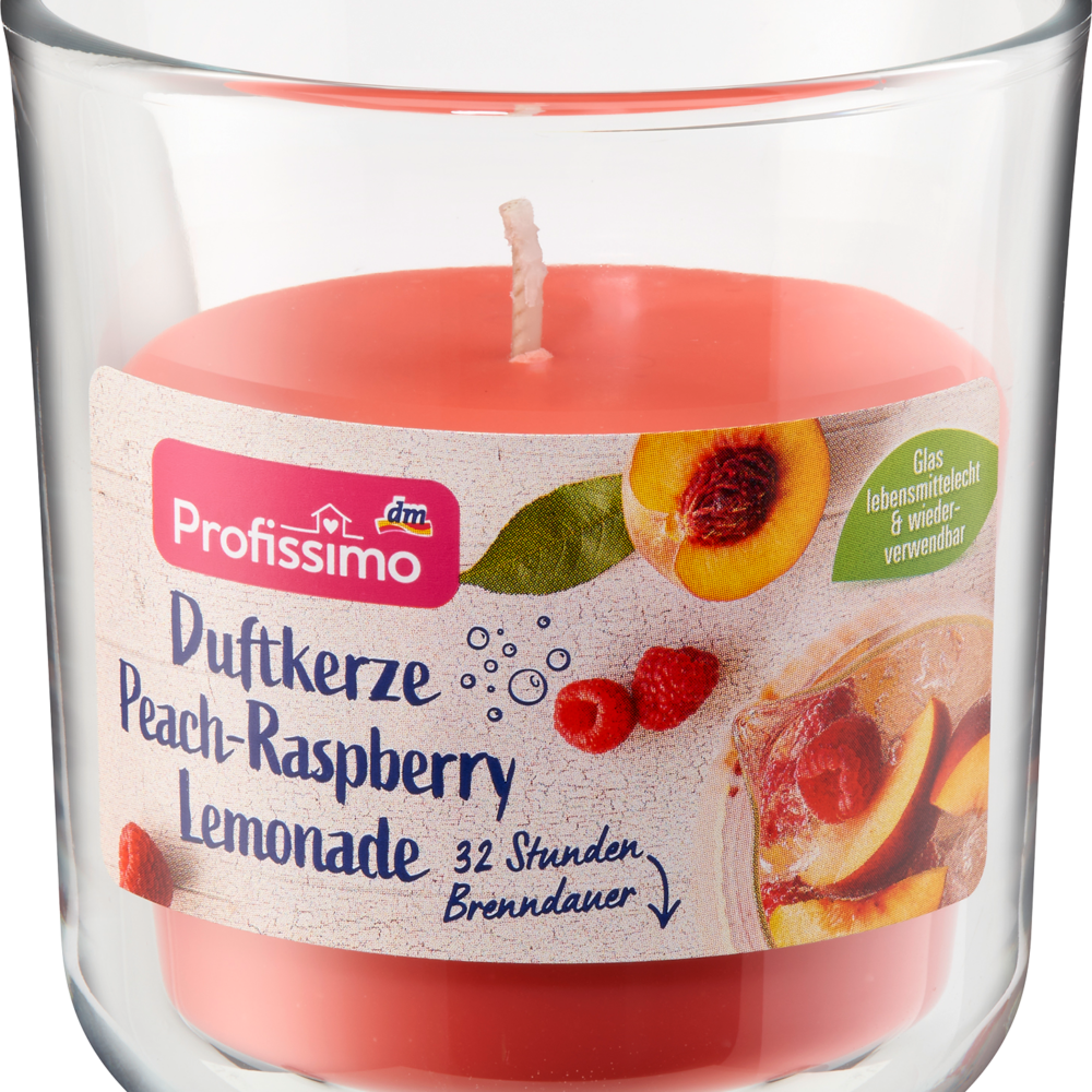 بروفيسيمو شمعة معطرة في زجاج الخوخ والتوت، 1 قطعة
