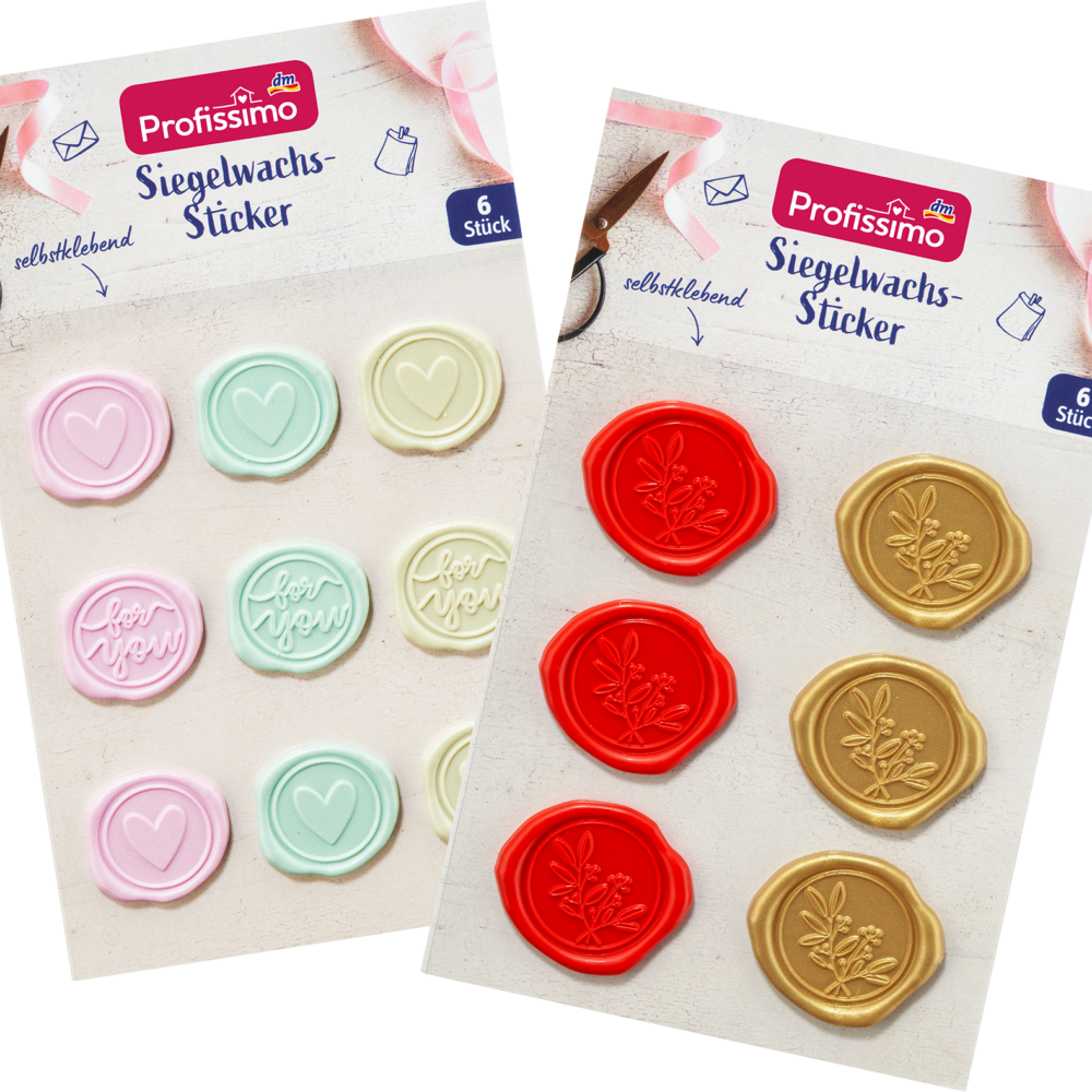 Profissimo ملصقات شمع مانعة للتسرب 2 رقائق ، 1 قطعة