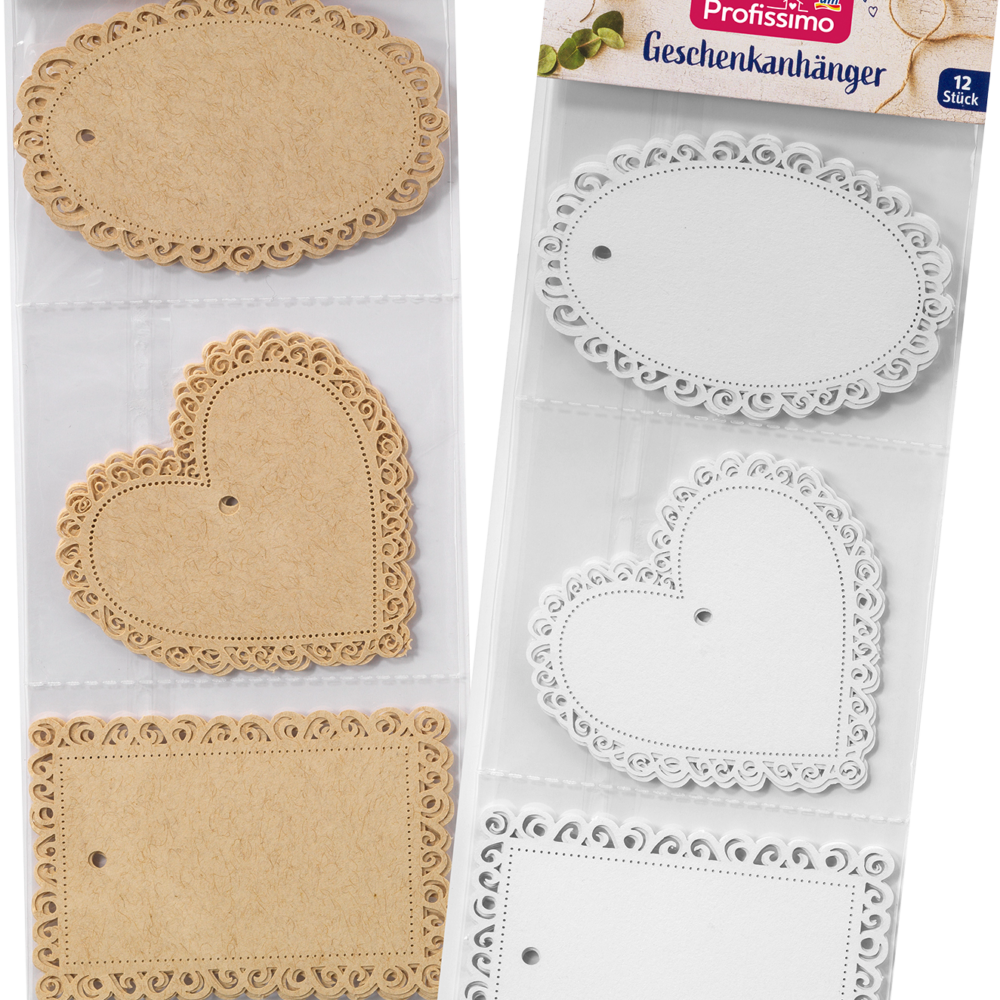 Profissimo "Border Edge" بطاقات الهدايا ، 12 قطعة