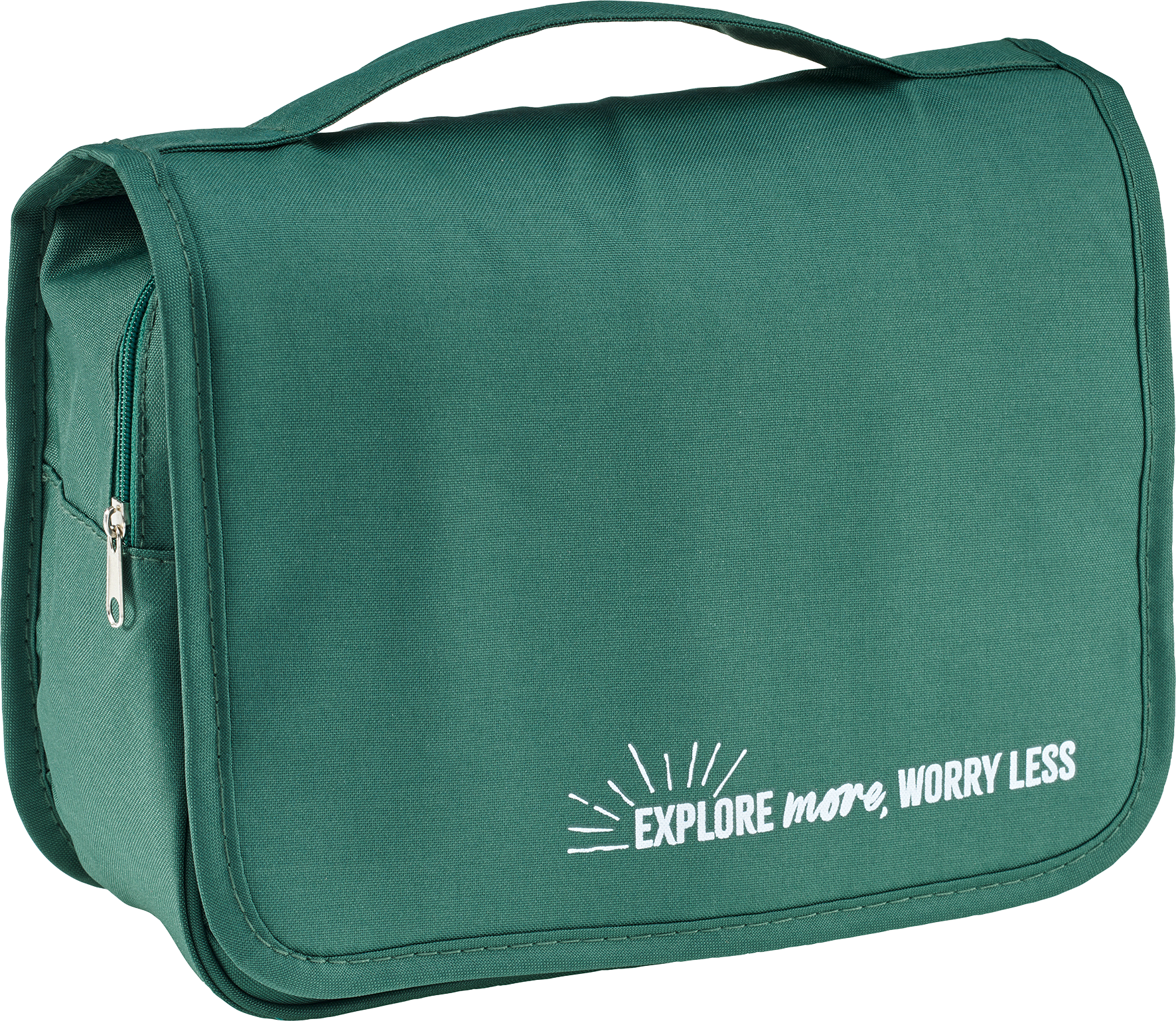 بروفيسيمو حقيبة أدوات الزينة أخضر في الجولة، 1 قطعة