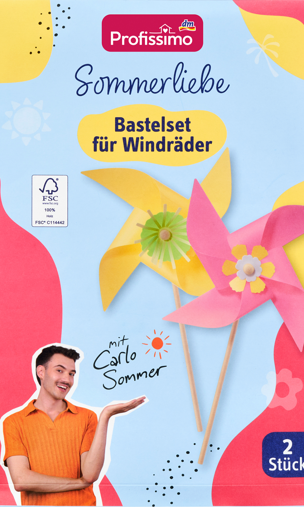 بروفيسيمو توربينات الرياح الصيف الحب كرافت كيت ، 2 قطعة