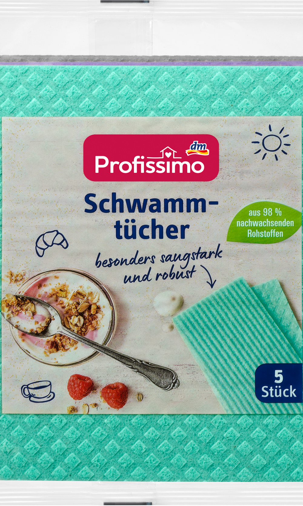 بروفيسيمو أقمشة إسفنجية، 5 قطع