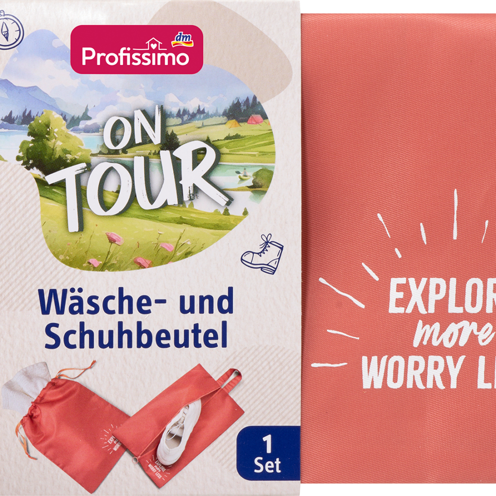 بروفيسيمو حقيبة أحذية وغسيل في جولة، 2 قطعة