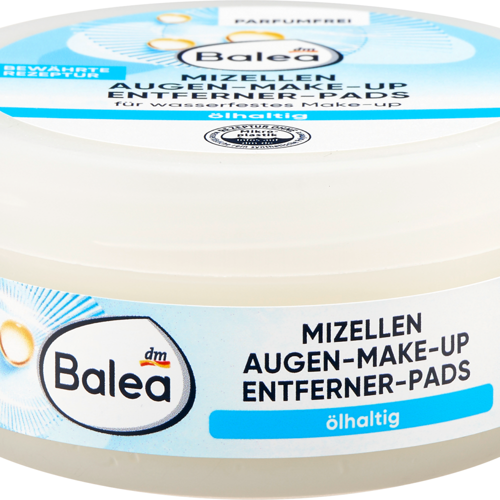 باليا ميسيلار ضمادات مزيل مكياج للعيون زيت، 50 قطعة