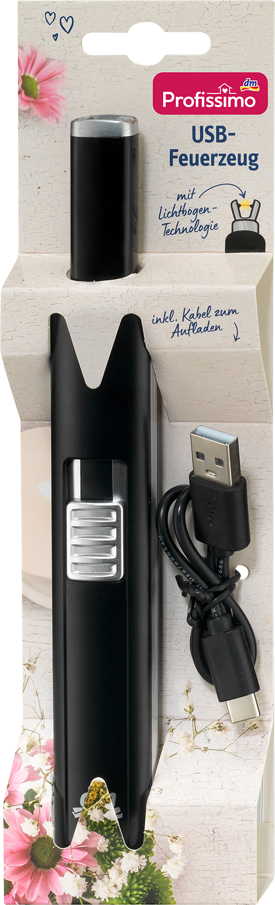 ولاعة Profissimo USB ، 1 قطعة