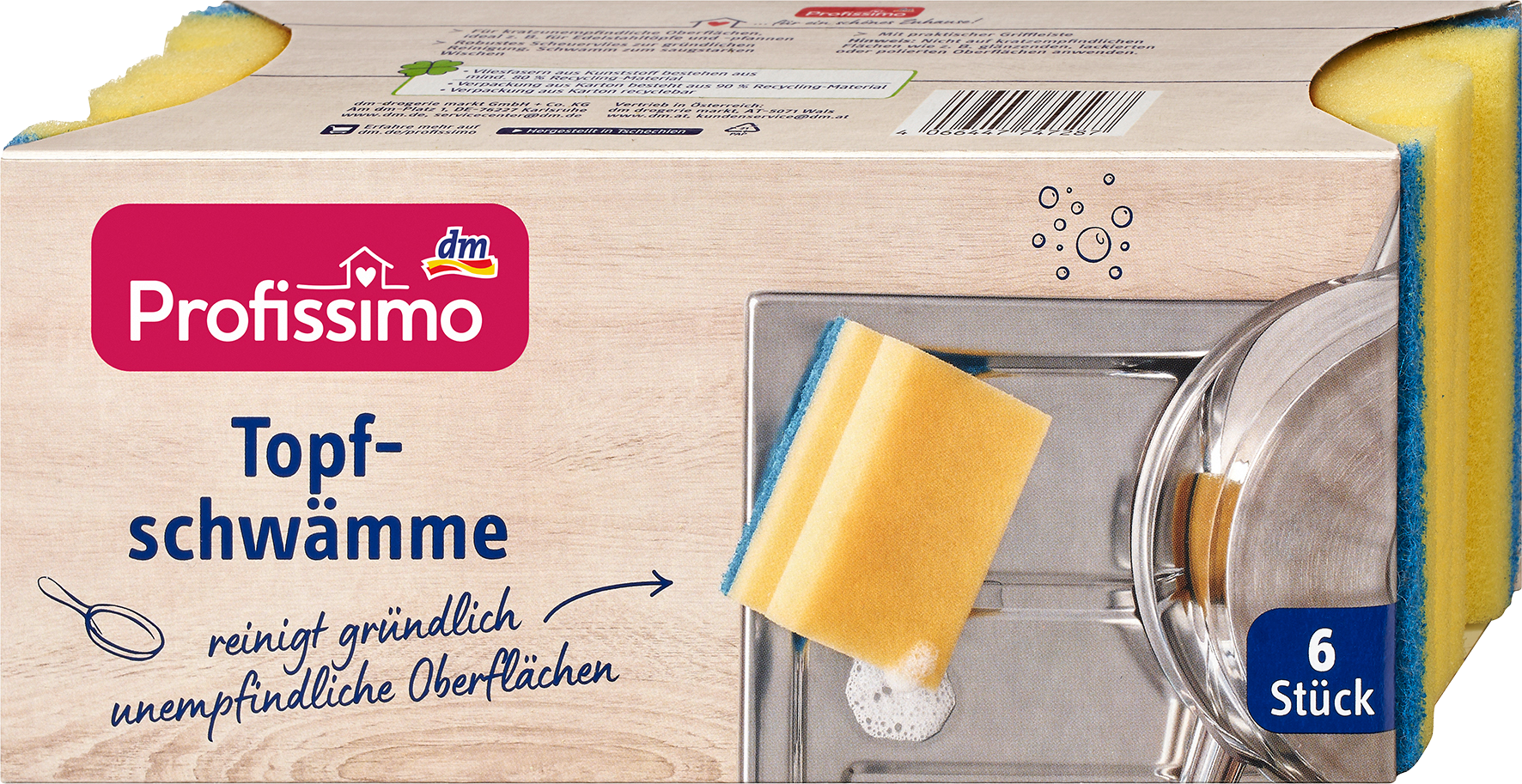 إسفنج وعاء Profissimo ، 6 قطع