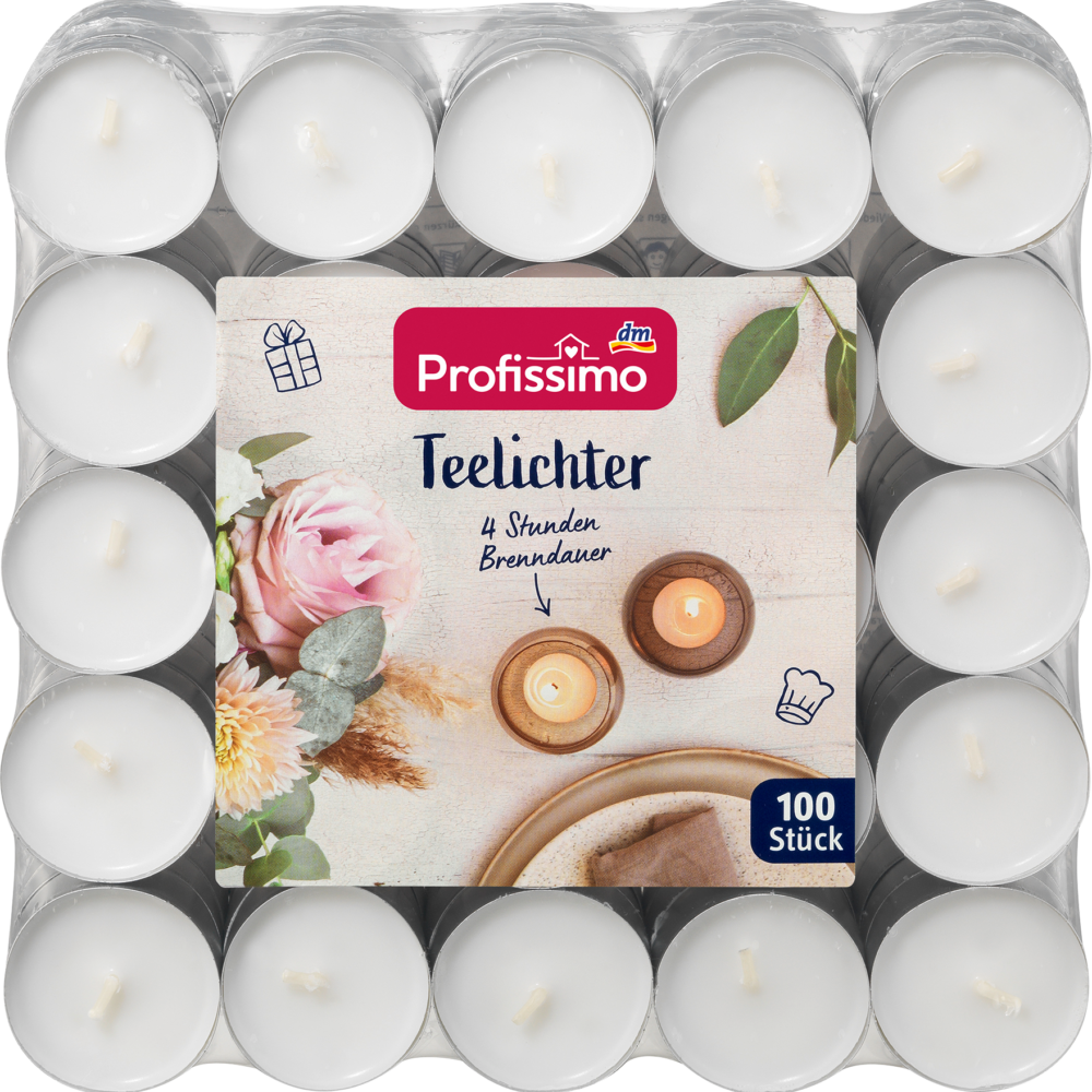 أضواء شاي البروفيسيمو ألو، 100 قطعة