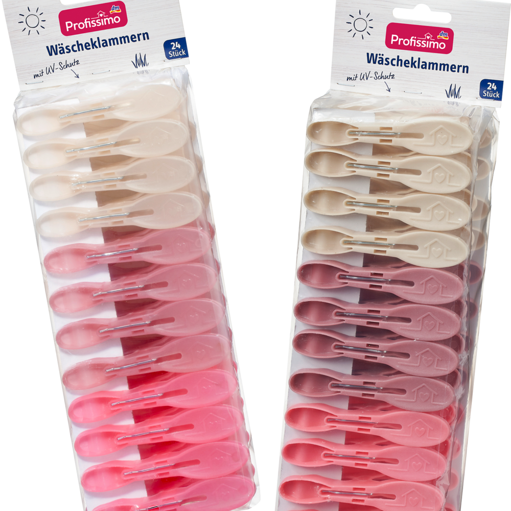 Profissimo مشابك غسيل، 24 قطعة