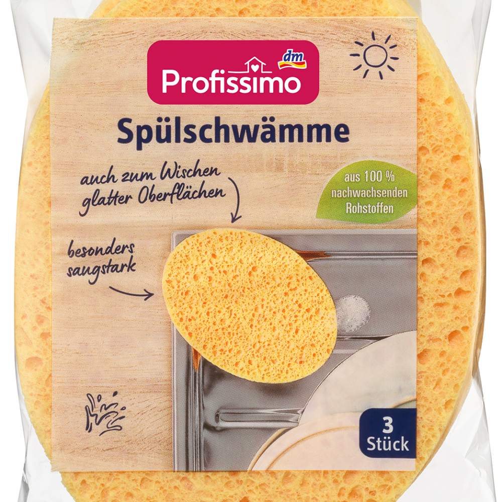 إسفنج غسيل الصحون Profissimo، 3 قطع