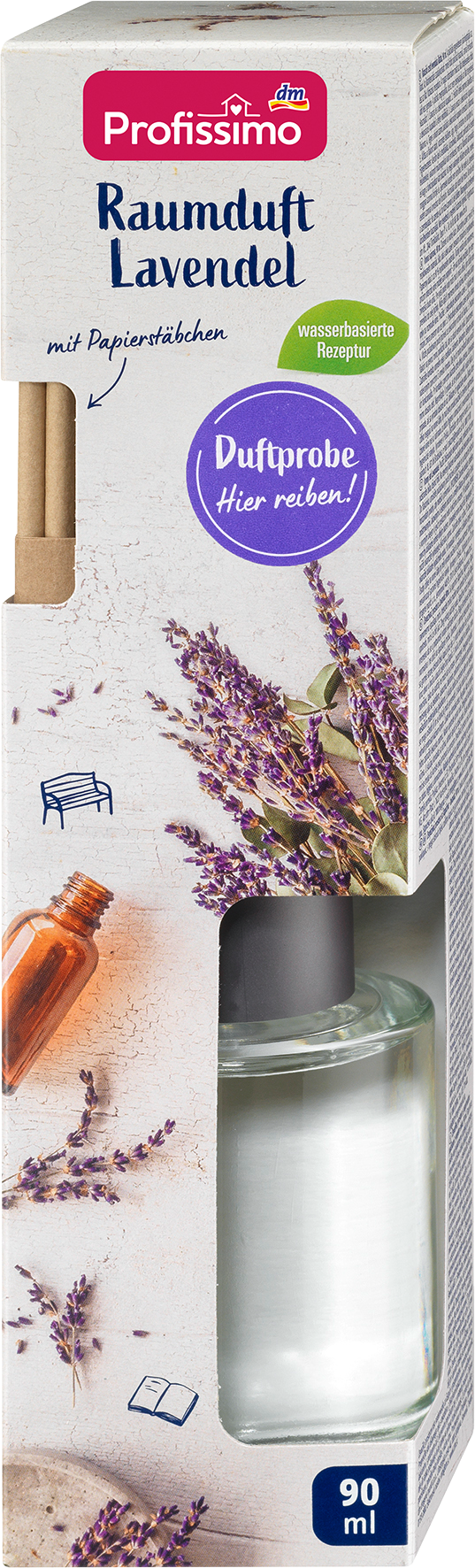 بروفيسيمو أعواد عطر منزلي عطر لافندر، 90 مل