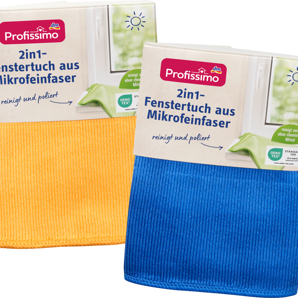 Profissimo قماش نافذة مصنوع من ألياف دقيقة 2 في 1 ، 1 قطعة