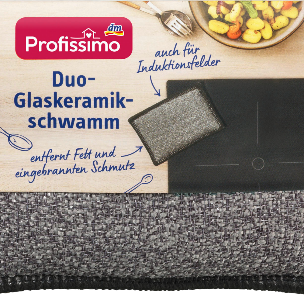 إسفنجة زجاجية وسيراميك Profissimo ، 1 قطعة