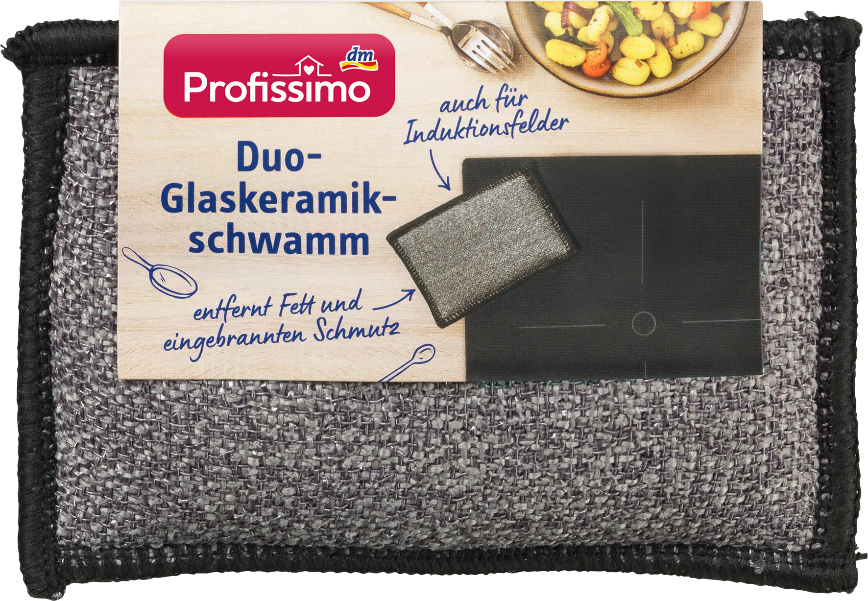 إسفنجة زجاجية وسيراميك Profissimo ، 1 قطعة