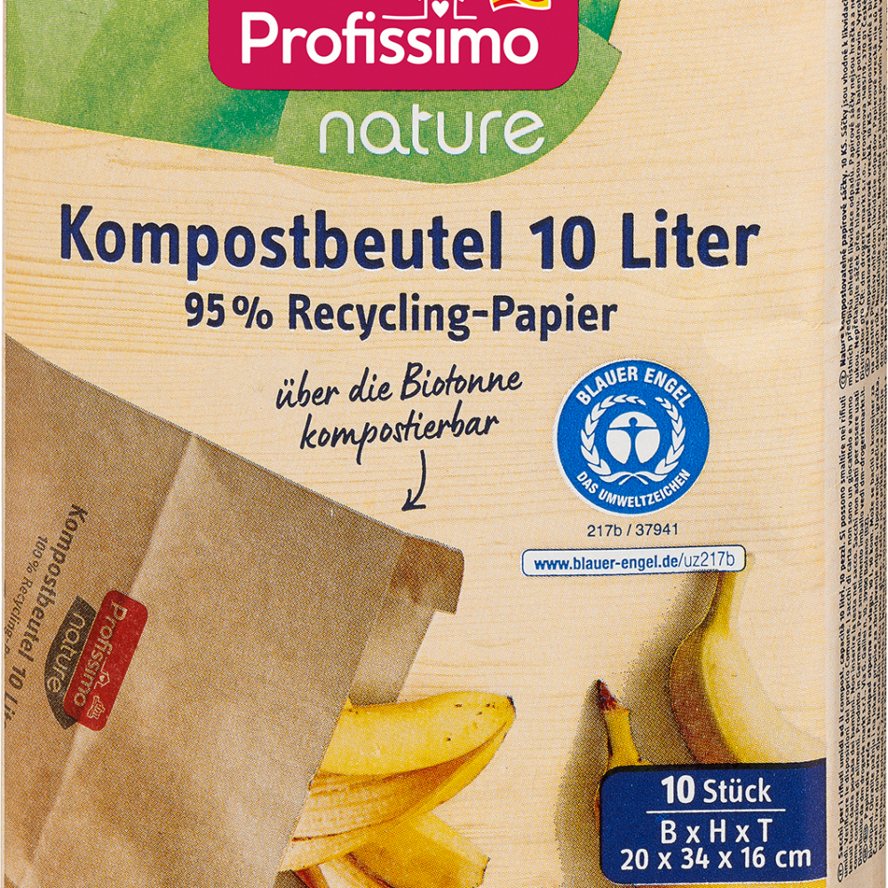 بروفيسيمو كيس سماد طبيعي 10 لتر، 10 قطع