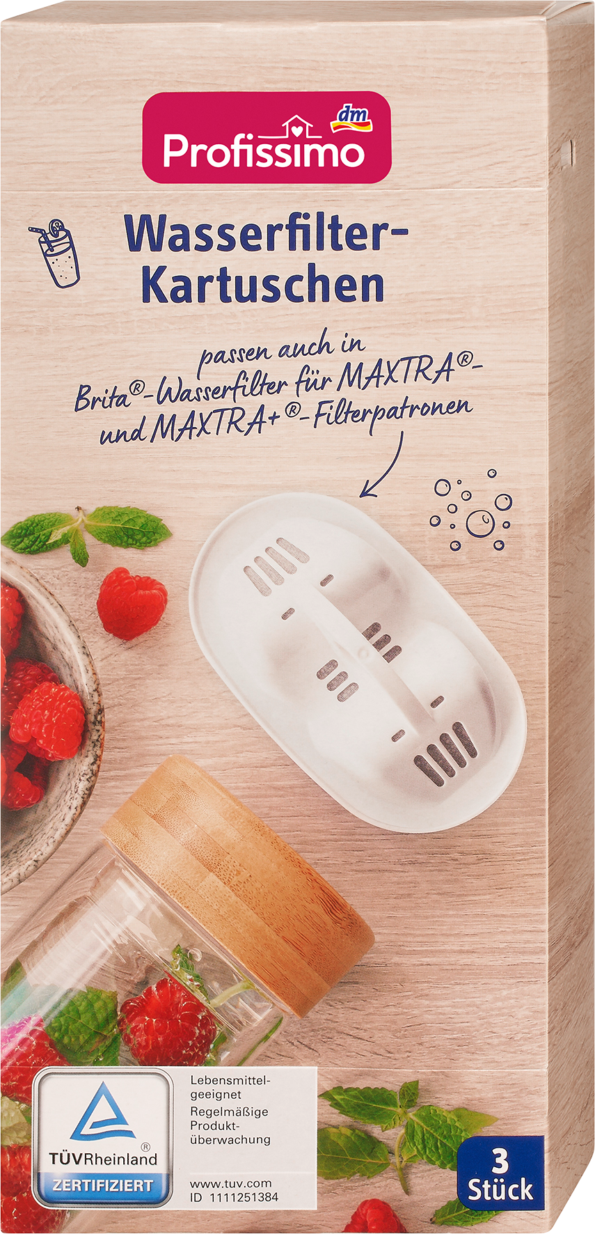 خراطيش فلتر المياه Profissimo ، 3 قطع