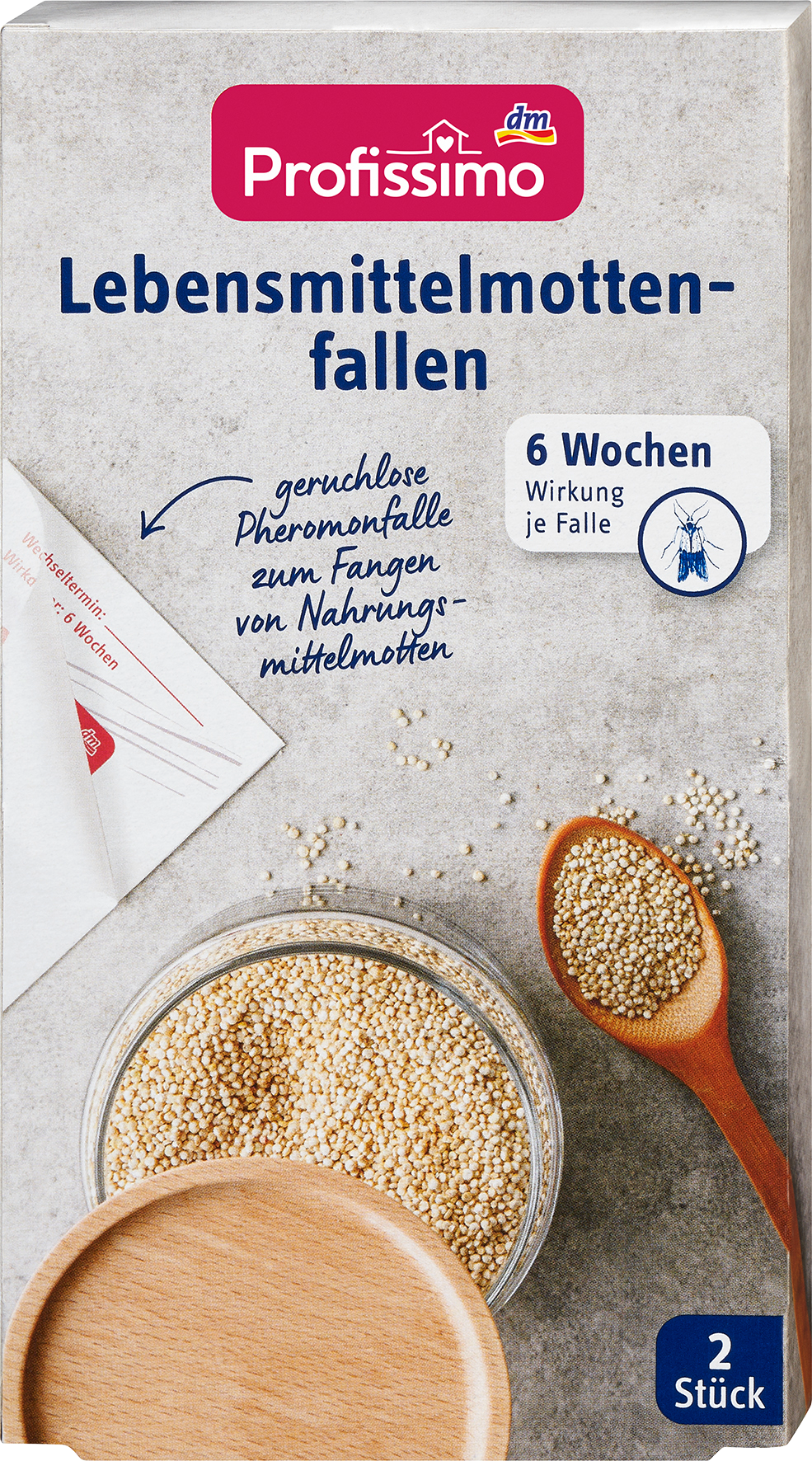 مصائد عثة الطعام Profissimo ، 2 قطعة منتج مبيد حيوي