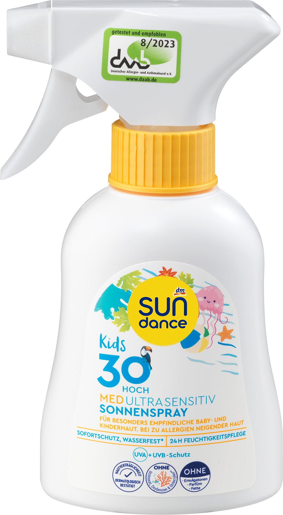 سوندانس بخاخ الشمس للأطفال، MED فائق الحساسية، عامل حماية من الشمس 30، 200 مل