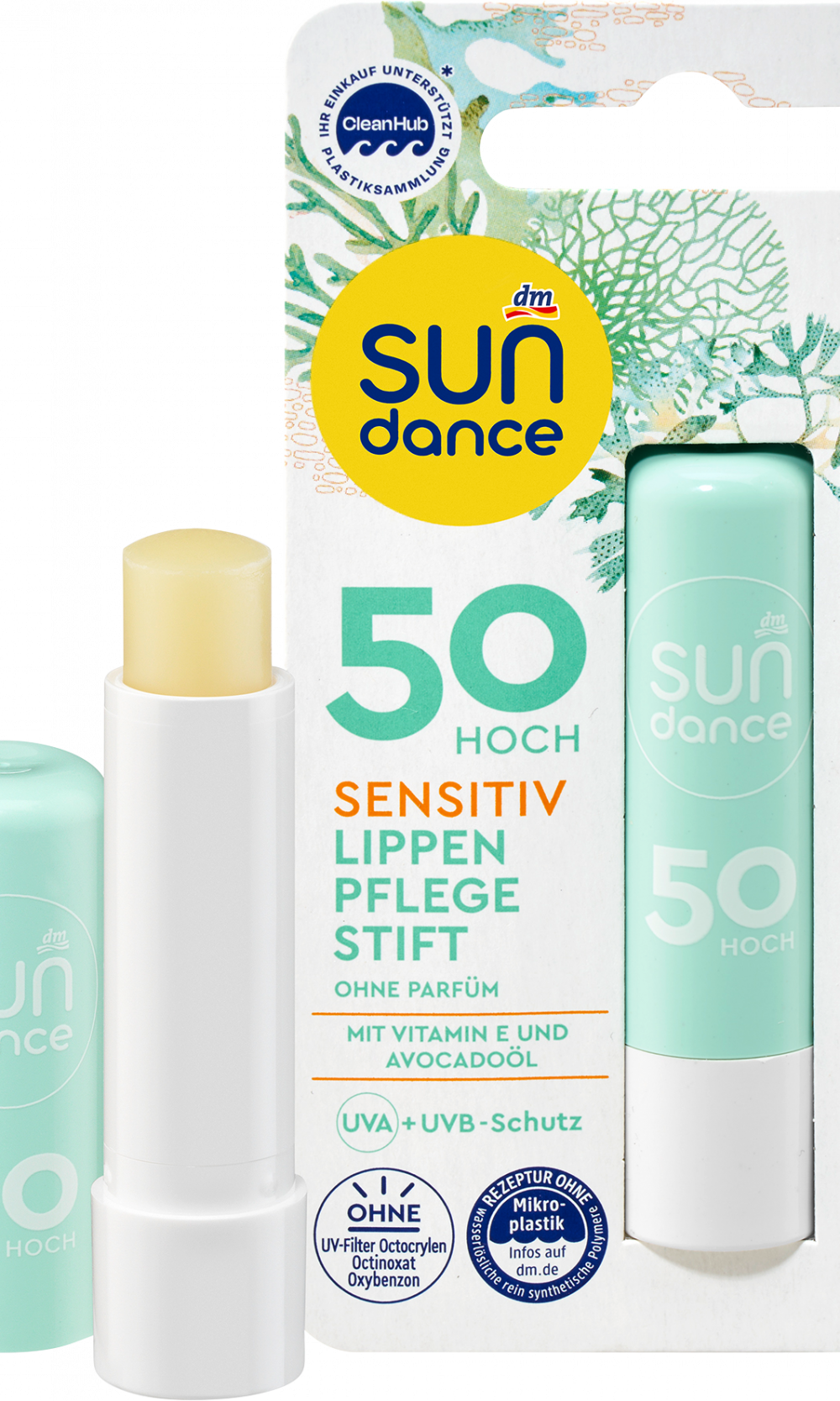 سندانس مرطب شفاه للبشرة الحساسة SPF 50، 4.8 جم