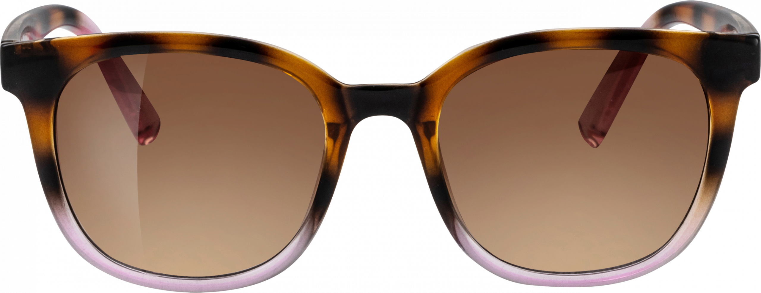 ساندانس نظارة شمسية للبالغين إطار أسود-بني-وردي، عدسات بني ملوان، 1 قطعة